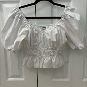 Express puff sleeve top